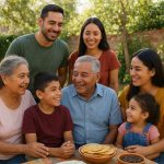 Multi-generational family spending time together