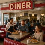 Traditional roadside diner serving classic American meals