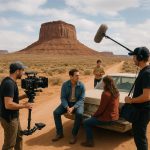 View of a famous American movie filming location