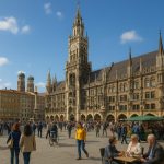 Marienplatz with the Neues Rathaus in Munich