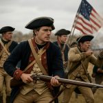 Colonial soldiers during the American Revolution