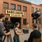 Historic film studio with movie production equipment