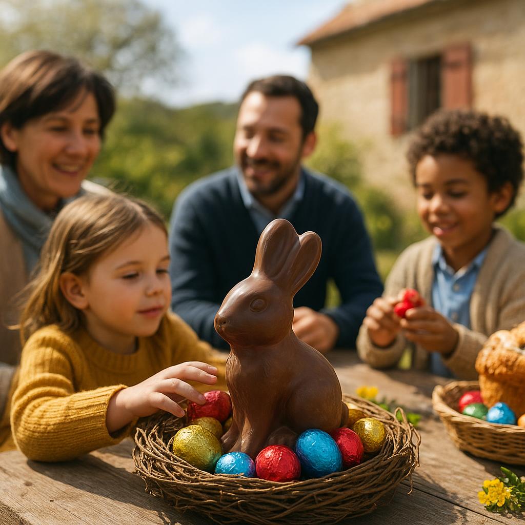Traditional Easter celebration in France