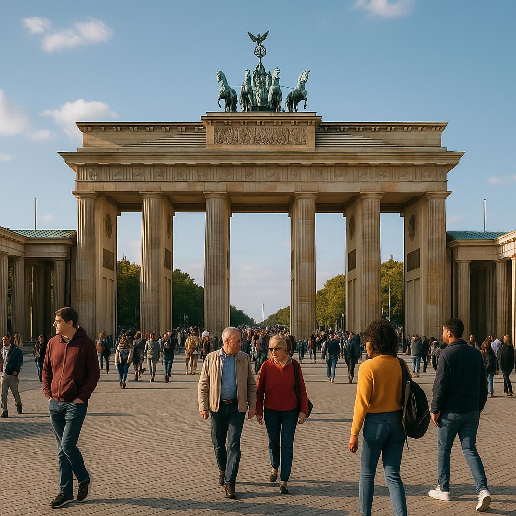Blick auf das Brandenburger Tor