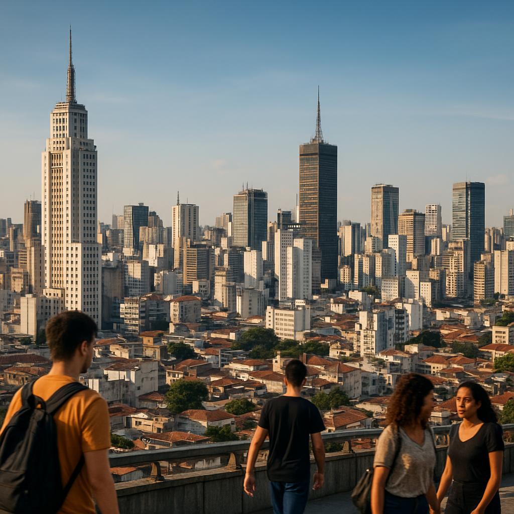 São Paulo skyline and urban energy