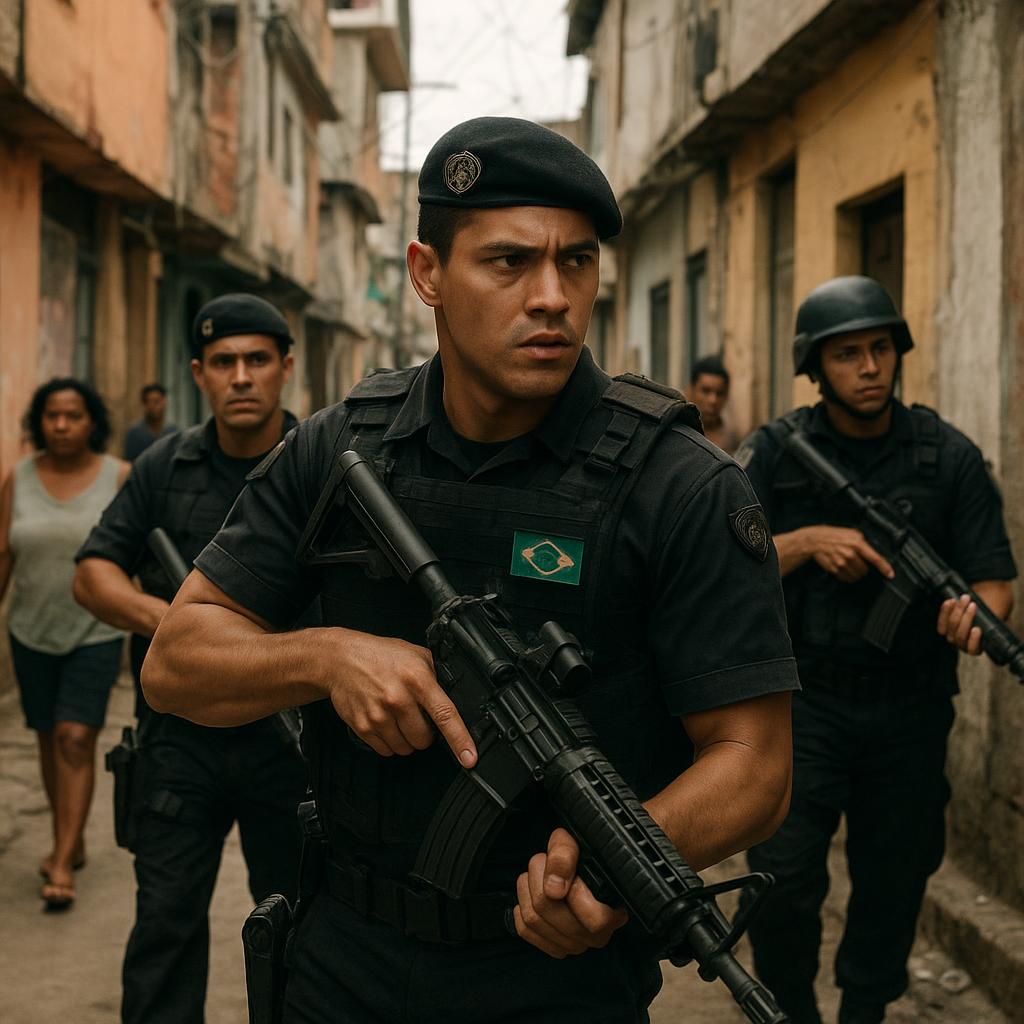 Brazilian police drama inspired by Tropa de Elite
