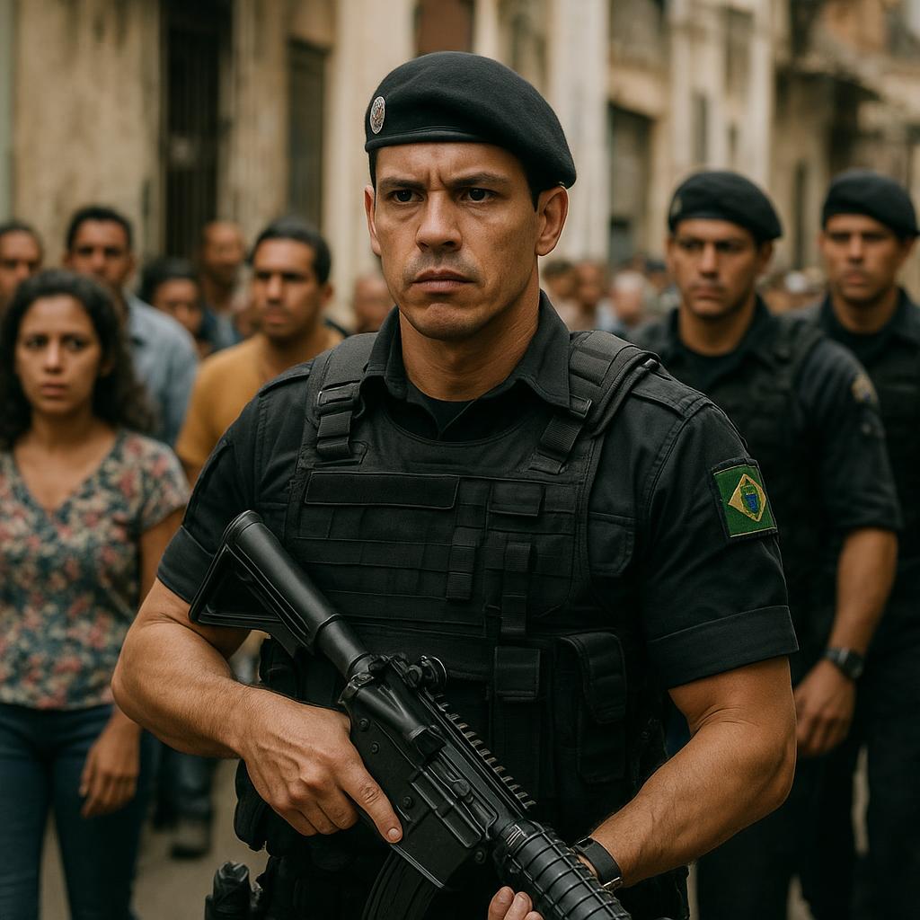 Brazilian police drama inspired by Tropa de Elite